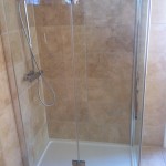 Two Sided Glass Shower Enclosure