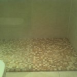 Mosaic Tiled Wet Room Shower Area
