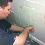 Preparing New Pipework to Sink Unit